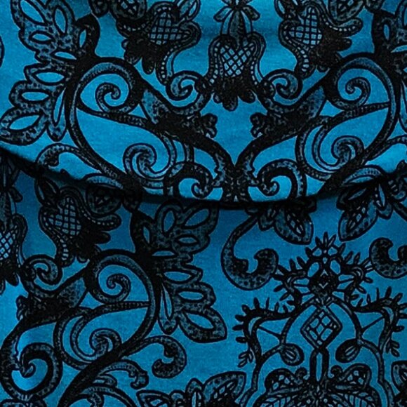 Women's Plus Size 3X - Blue & Black - Top - Picture 5 of 5